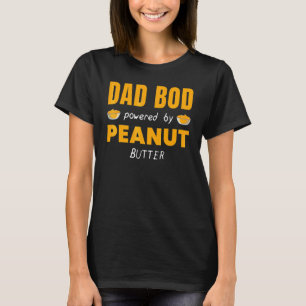Dad Bod Powered By Peanut Butter Jelly Food Graph T-Shirt