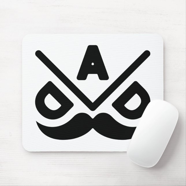 DAD: Bold Minimalism Mouse Mat (With Mouse)