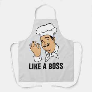 DAD BOSS CHEF MENS KITCHEN APRON