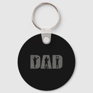 Dad Boxer Fathers Day Boxing Lover Box Gift Traini Key Ring