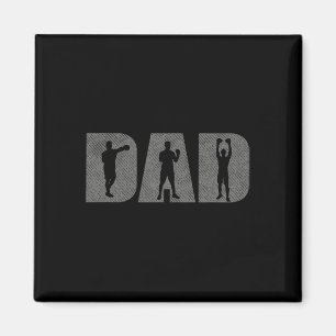 Dad Boxer Fathers Day Boxing Lover Box Gift Traini Magnet