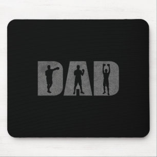 Dad Boxer Fathers Day Boxing Lover Box Gift Traini Mouse Mat