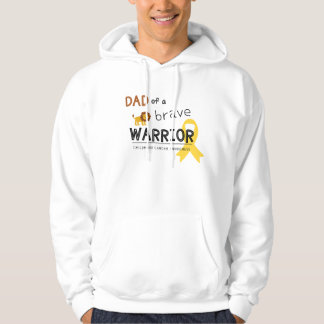 dad brave warrior cancer pullover hoodie
