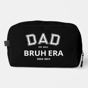 Dad Bruh Era Custom Year White Logo Black Dopp Kit