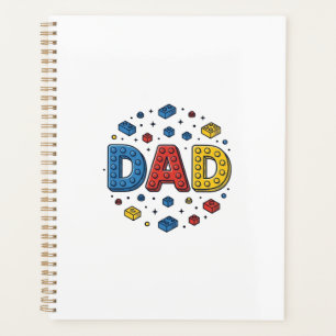Dad Building Blocks Vintage Vector Design_1 Planner