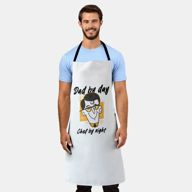 Dad by Day, Chef by Night Apron (Worn)