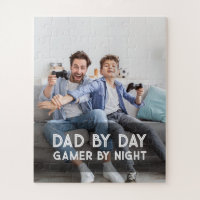 Dad By Day Gamer By Night Son And Dad Father's Day