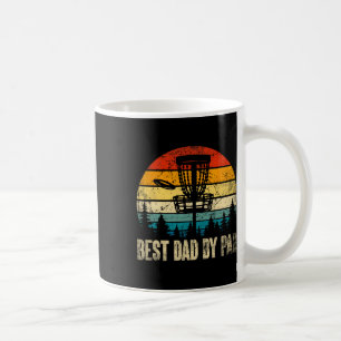 Dad By Par Vintage Disc Golf Funny Dad Fathers Day Coffee Mug