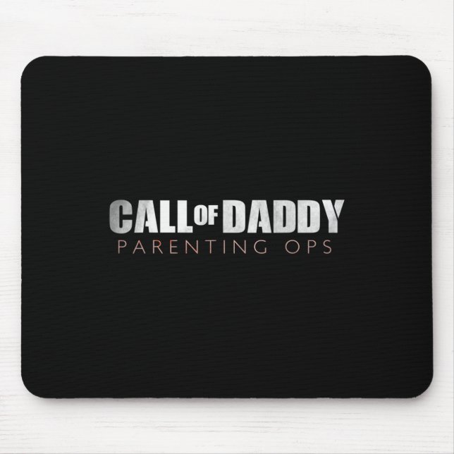 Dad Call Of Daddy Parenting Ops Gift  Mouse Mat (Front)