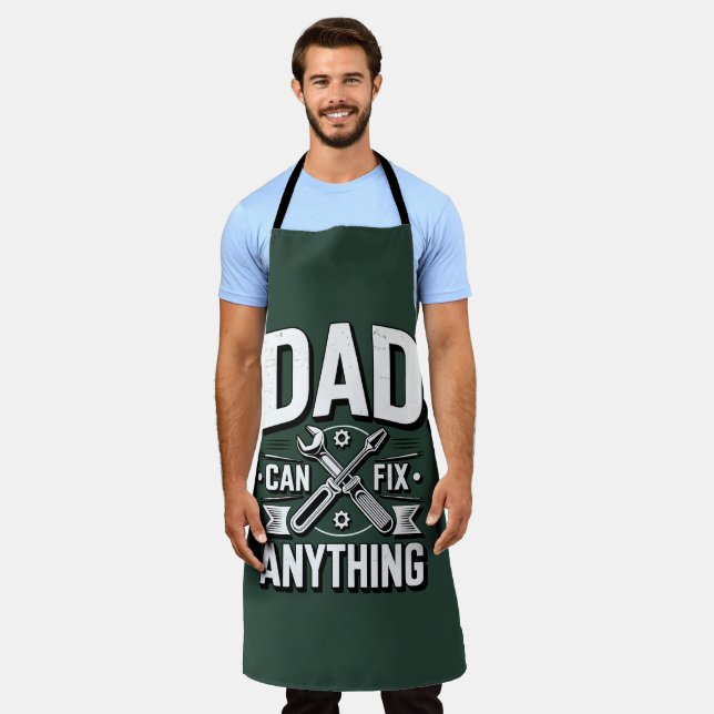 Dad can fix anything apron (Worn)