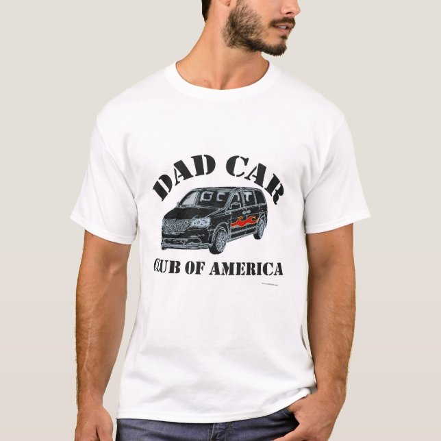 Dad Car Club Funny Parody Slogan T-Shirt (Front)