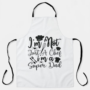 Dad chef quoted  apron
