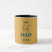 Dad & Child Mug – Heart Frame Best Dad Ever