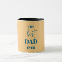 Dad & Child Mug – Heart Frame Best Dad Ever