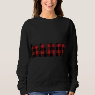 Dad Christmas Daddy Buffalo Plaid Family Matching Sweatshirt