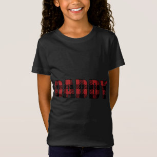 Dad Christmas Daddy Buffalo Plaid Family Matching T-Shirt