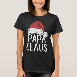 Dad Claus Christmas Costume Santa Matching Family T-Shirt