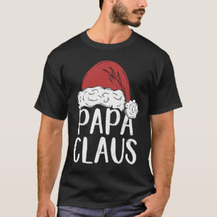 Dad Claus Christmas Costume Santa Matching Family T-Shirt