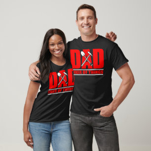 Dad Construction Worker Father's Day Gift T-Shirt