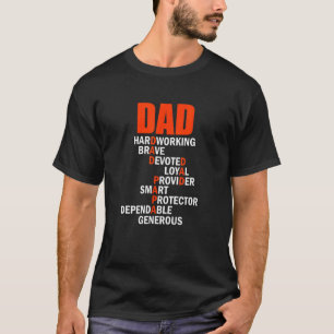 Dad Crossword Puzzle Fathers Day Love Word Games S T-Shirt