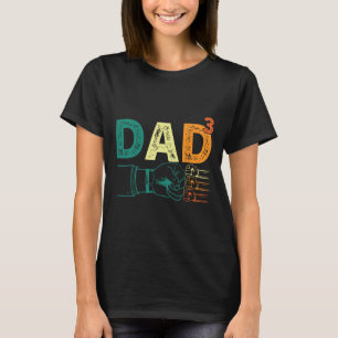 Dad Cubed Dad Of Three Mens Quote Funny Christmas T-Shirt