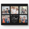 DAD Custom Family Photo Collage Father's Day Black
