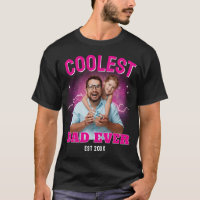 Dad Custom Photo Vintage Bootleg Rap Father's Day