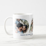 DAD Cutout Photo Collage Happy Father's Day Mug<br><div class="desc">DAD Cutout Photo Collage Happy Father's Day Mug. Customisable mug featuring DAD typography cutout and three photo collage. The texts are fully customisable. Perfect for Father's day and dad's birthdays.</div>