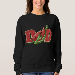 Dad Dabbing Watermelon Kawaii Dab Summer Lovers Sweatshirt