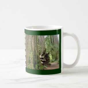 DAD DAD Coffe Mug Big Redwood Trees Forest