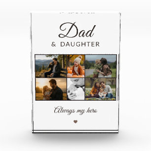 Dad & Daughter Personalised Photo Block