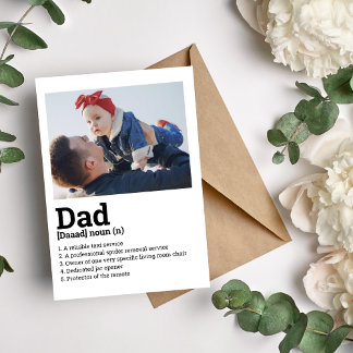 Dad Definition Card