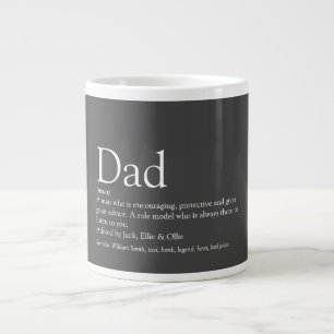 Dad Definition Fun Quote Large Coffee Mug