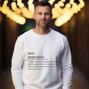 Dad Definition  👨‍👧‍👦   Heartfelt Father Sweatshirt