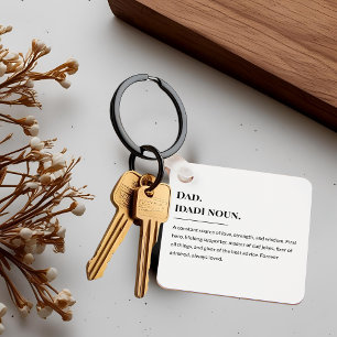 Dad Definition 🔑💙 Meaningful Father’s Key Ring
