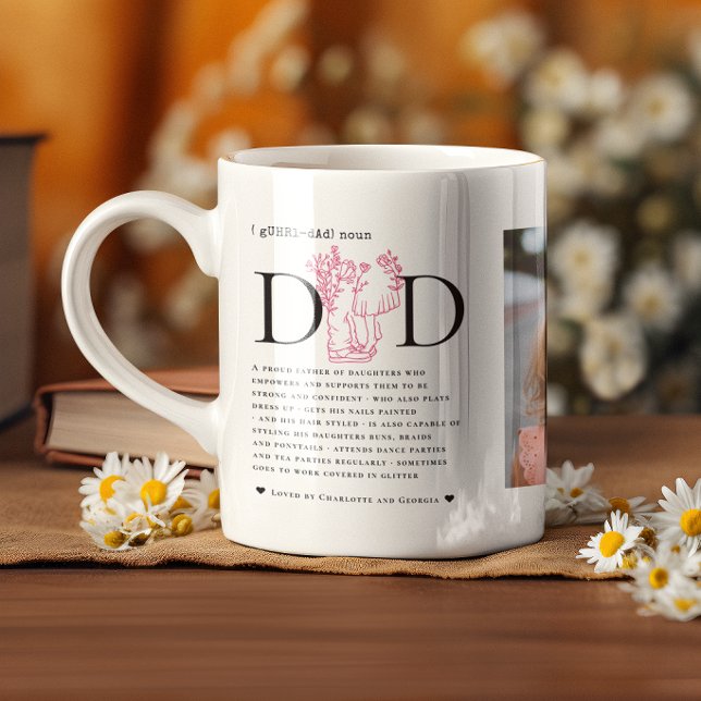 Dad Definition Photo Gift | Custom Daughter Coffee Mug (Creator Uploaded)