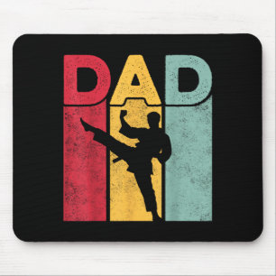 Dad Design - Fathers Day Martial Arts Taekwondo Mouse Mat
