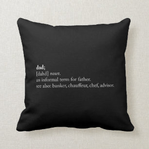 Dad - Dictionary Definition Cushion