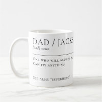 Dad Dictionary Definition Father's Day Custom
