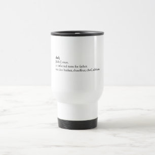Dad - Dictionary Definition Travel Mug