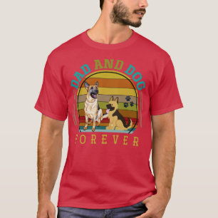 Dad Dog Lover Fathers Day Gift German Shepherd T-Shirt