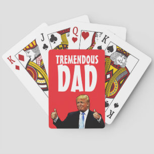 DAD DONALD TRUMP FATHER'S DAY PLAYING CARDS