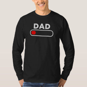 Dad Drained Tired Dad Awesome Fathersday Idea Da T-Shirt