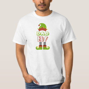 Dad Elf Christmas Xmas Holiday Cute T-Shirt