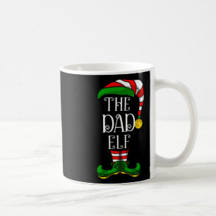 Dad Elf Family Matching Christmas Group Funny Paja Coffee Mug