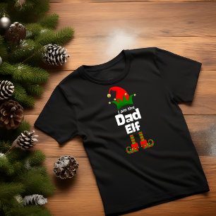 Dad Elf family matching Christmas  T-Shirt
