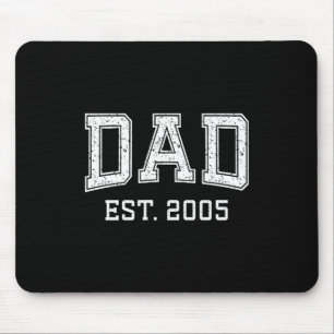 Dad Est 2005 Dad D Fathers Day Ized  Mouse Mat