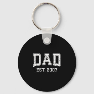 Dad Est 2007 Dad D Fathers Day Ized Key Ring