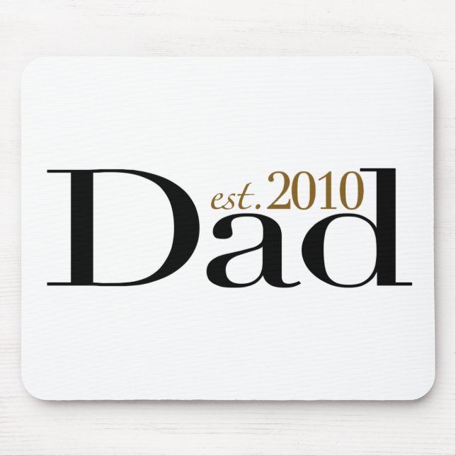 Dad Est 2010 Mouse Mat (Front)