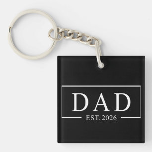 Dad Est 2026 Key Ring